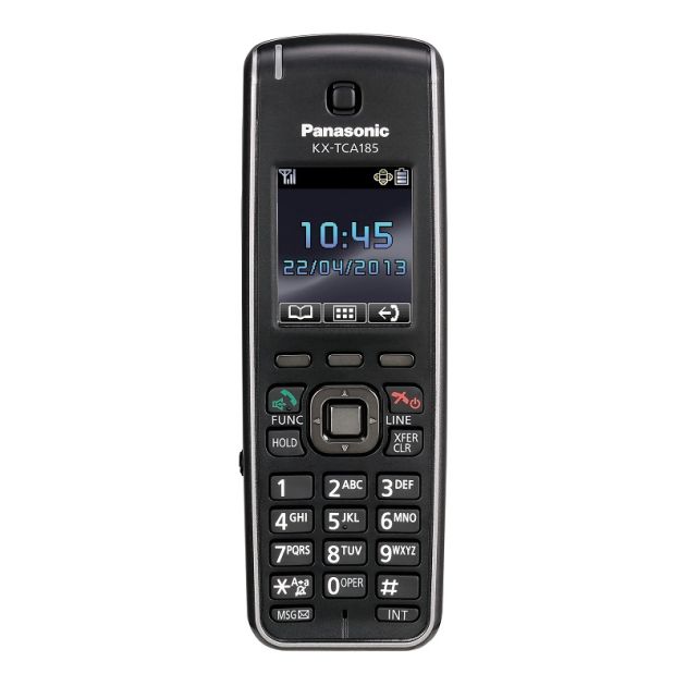 Panasonic KX-TCA185 DECT Station - Téléphone fixe sans fil - Noir