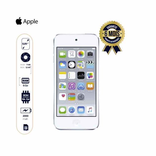 Apple ipod touch 6th génération - 64Go - Argent - garantie 6 mois