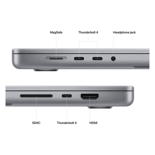 Apple MacBook Pro (2023)  - 512 Go SSD - 16 Go  RAM - écran Liquid Retina XDR 16 pouces - puce Apple M2 Pro - CPU 12 cœurs - GPU 19 cœurs - Garantie 12 Mois ( Livré sous 2 semaines )