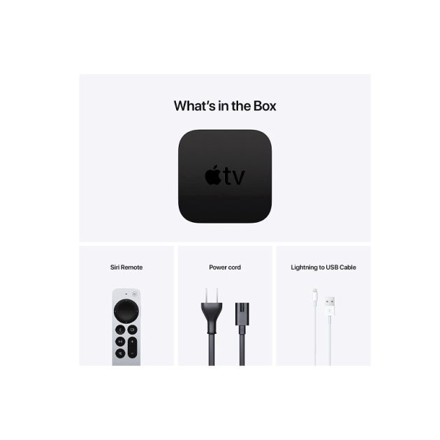 Apple 2021 TV 4K - 64 Go - 12 mois de garantie