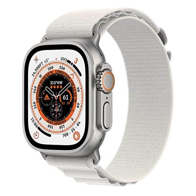 Apple Watch Ultra - GPS + Cellular 49mm - Smart Watch w/Rugged Titanium Case - 12 mois de garantie