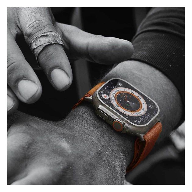 Apple Watch Ultra - GPS + Cellular 49mm - Smart Watch w/Rugged Titanium Case - 12 mois de garantie