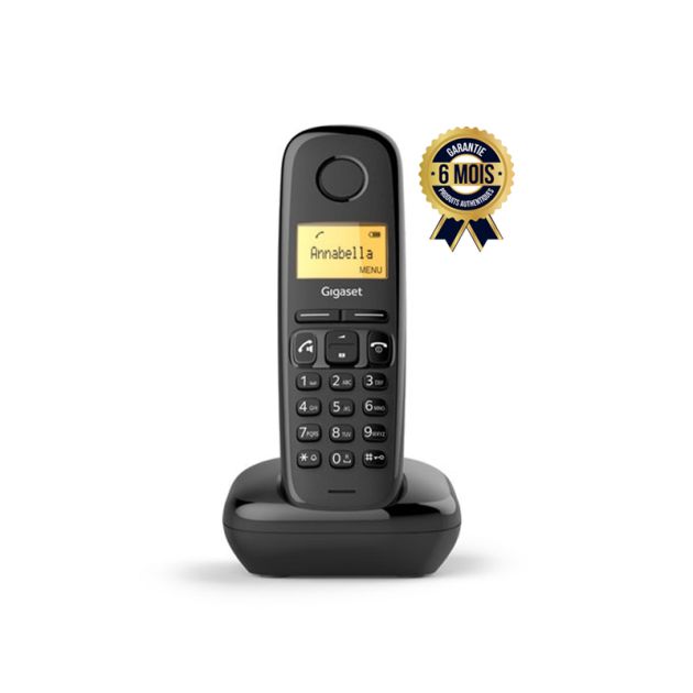 Gigaset A270 - Téléphone sans fil - Avec ID d'appelant - Sans répondeur - 6 Mois