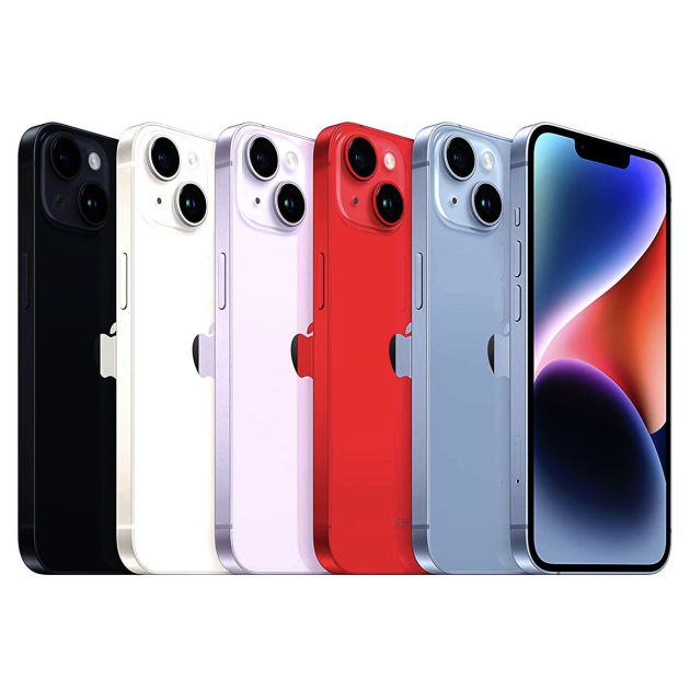 IPHONE 14 6.1" - 512 Go/4Go - 12MP/12MP - 2 nano sim physique - A15 Bionic chip - 4325mAh - 12 mois