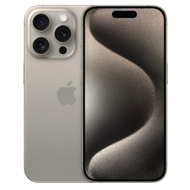 iPhone 15 Pro - 256 Go/8Go - 6,1" - Apple A17 Pro - 2 Nano SIM physique - 48 MP+12MP+12MP/12MP - 3274mAh - Garantie 12 mois 