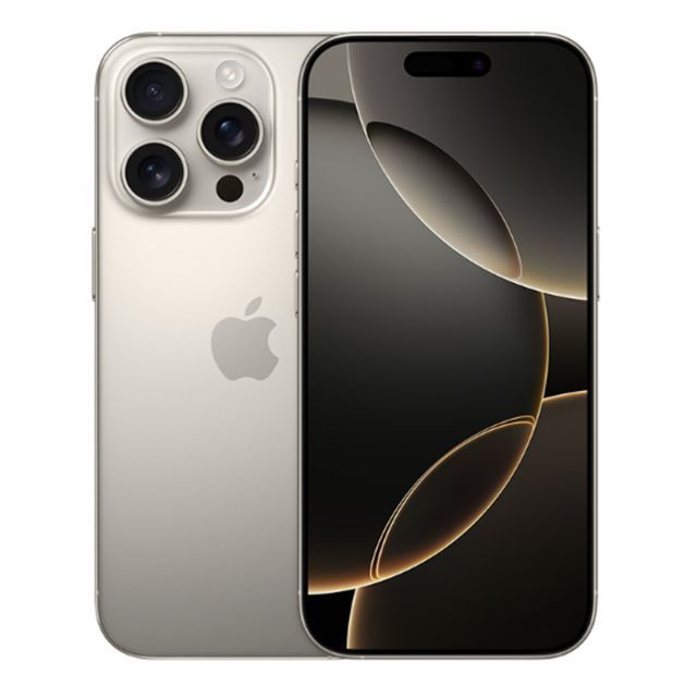 iPhone 16 Pro - 128 Go - 8Go RAM - 6,3" - Apple A18 Pro - 2 SIM - 48MP+12MP +48MP /12MP - 3582mAh - Garantie 12 mois