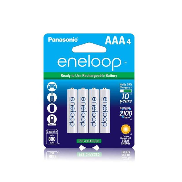 Batterie rechargeable Panasonic - Pack de 4 piles AAA  ( uniquement sous commande )