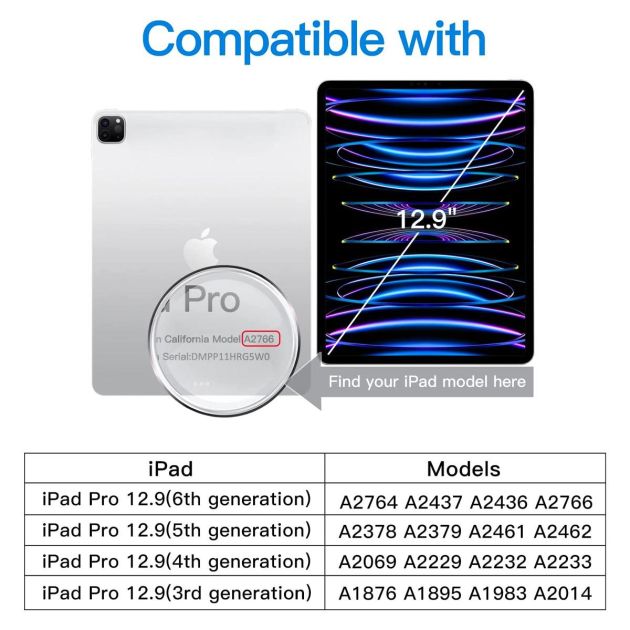 Vitre de protection pour Ipad pro 12,9"