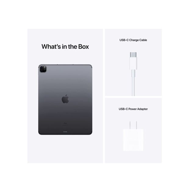 2021 Apple 12.9 pouces iPad Pro Wi‑Fi + Cellular - 256Go/8Go - iPadOS 14.5.1 -  Apple M1 - 1 Nano sim - 12MP/12MP - Garantie 12 mois