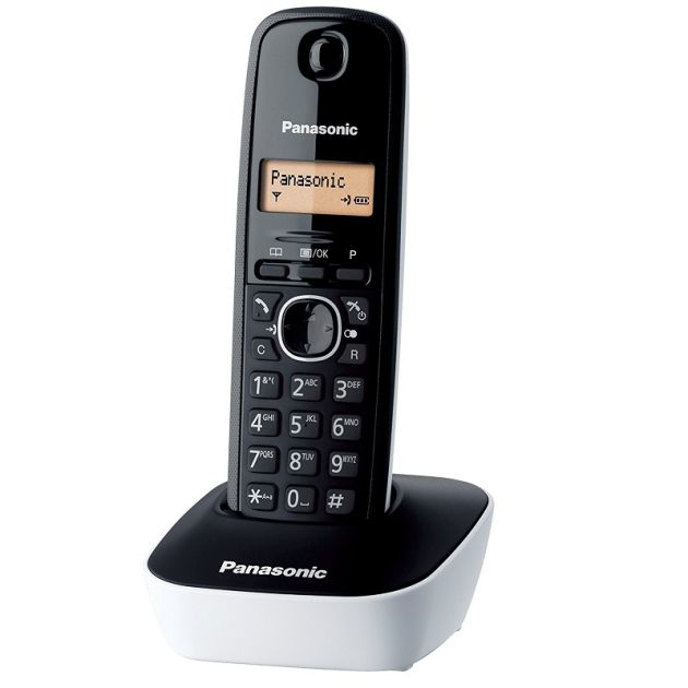 Téléphone fixe sans fil - Panasonic KX-TG1611 DECT - Noir/Blanc - Garantie 3 Mois