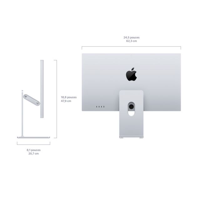 Affichage en studio - Apple - 12 mois de garantie - Livraison 7 à 20  jours 