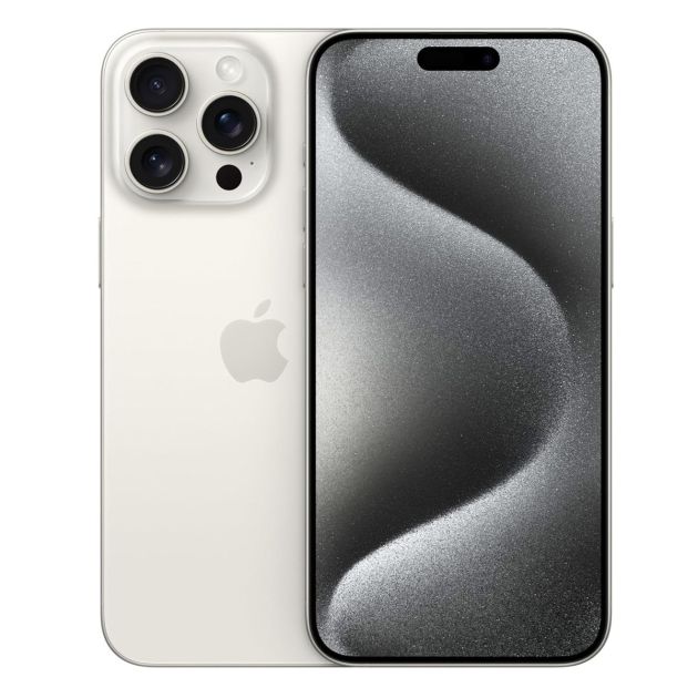 iPhone 15 Pro Max - 256 Go/8Go - 6,7" - Apple A17 Pro - Nano SIM physique et e-sim - 48 MP+12MP+12MP/12MP - 4422mAh - Version internationale - Garantie 12 mois