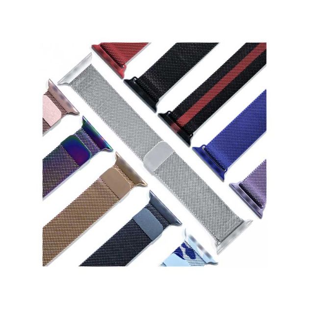 Pack de 6 bracelets de rechange pour Apple Watch - Series SE 6 à 1 - (42mm / 44 mm )  Livré entre 2-5 jours