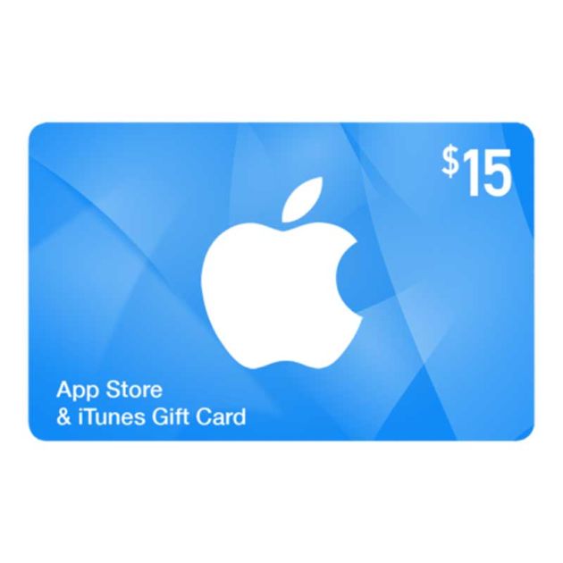 Apple Gift Card - Carte cadeau App Store et iTunes - $15