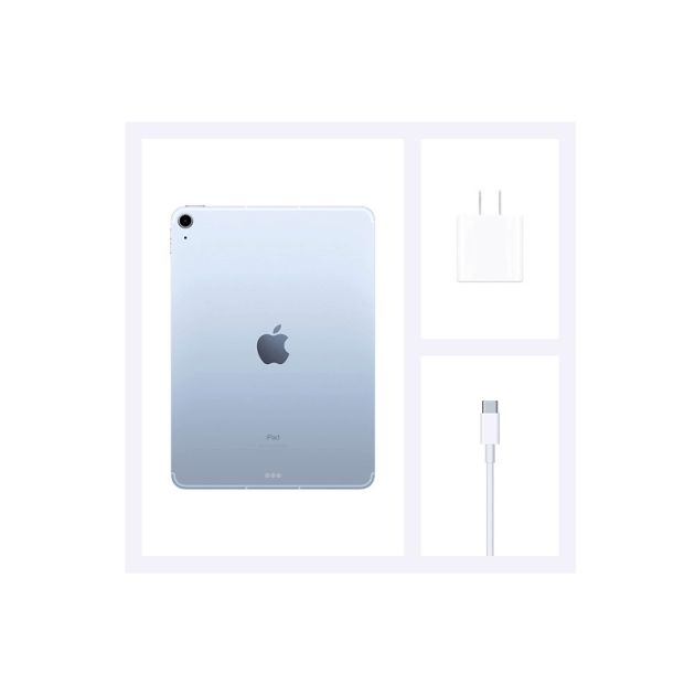 Apple iPad Air 2020 (5th génération ) Wi-Fi + Cellular - 10,9" - 256 Go/4 Go Ram - 12MP/7MP - 7606 mAh - IPadOS 14 - 12 mois de garantie