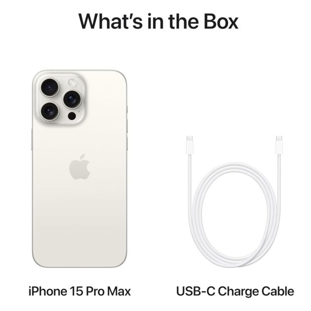 iPhone 15 Pro - 128 Go/8Go - 6,1" - Apple A17 Pro - Nano SIM physique et e-sim - 48 MP+12MP+12MP/12MP - 3274mAh - Garantie 12 mois 