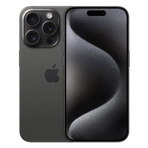 iPhone 15 Pro - 1To/8Go - 6,1" - Apple A17 Pro - Nano SIM physique et e-sim - 48 MP+12MP+12MP/12MP - 3274mAh - Garantie 12 mois 