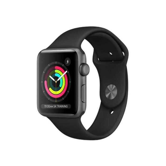 Apple Watch series 3 - 42MM GPS - 8Go - 18H d'autonomie - 12mois