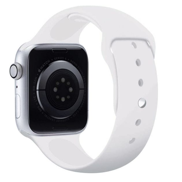 Bracelet de rechange 38mm/40mm/41mm - blanc - pour Apple watch