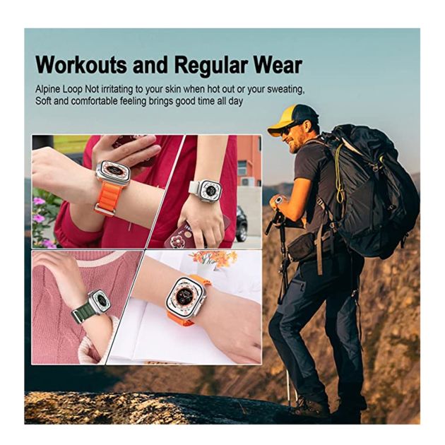 Bracelet de rechange en tissu pour Apple Watch ultra / Apple watch ultra 2 - 49mm