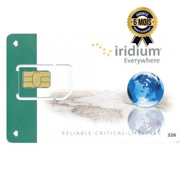 Crédit de communicarion pour téléphones Iridium - Recharge 3000 minutes - Validité 720 jours