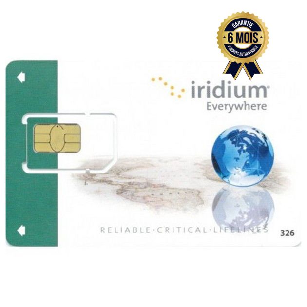 Crédit de communicarion pour téléphones Iridium - Recharge 5000 minutes - Validité 720 jours