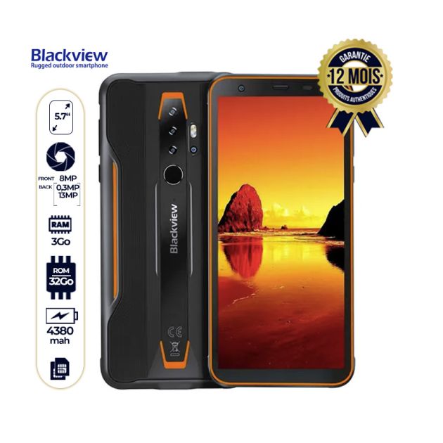 Blackview BV 6300 rugged smartphone - 5.7" - 32GB/ 3GB Ram - Dual nano sim - 13MP/8MP - 4380mAh - 12 month warranty
