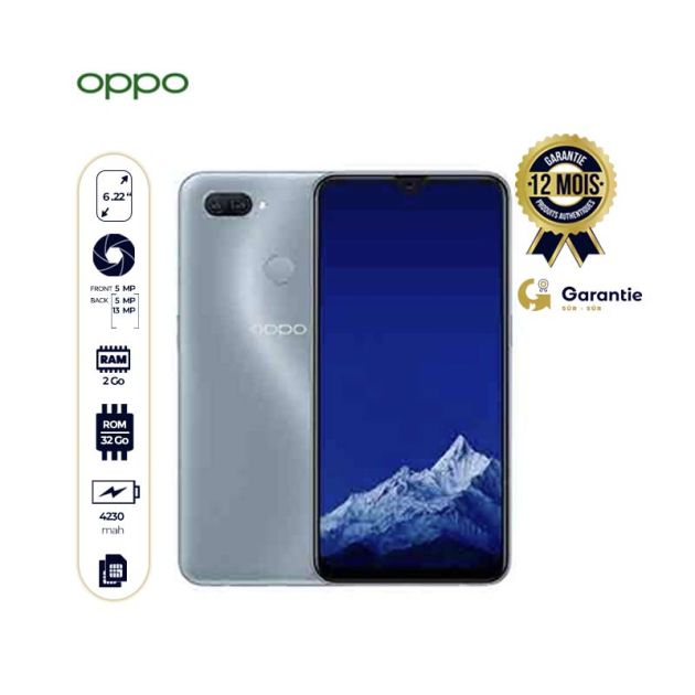 Smartphone OPPO A11 K - 32/2 Go de RAM - 13MP+2MP/5MP - 6.2" - 4230 mAh - 12 Mois