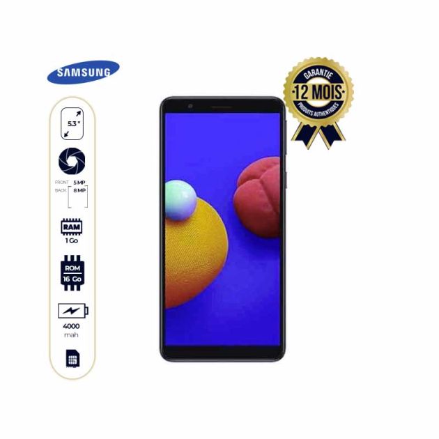 Samsung A3 Core - 16Go/1Go RAM-  8MP/5MP - 12 Mois