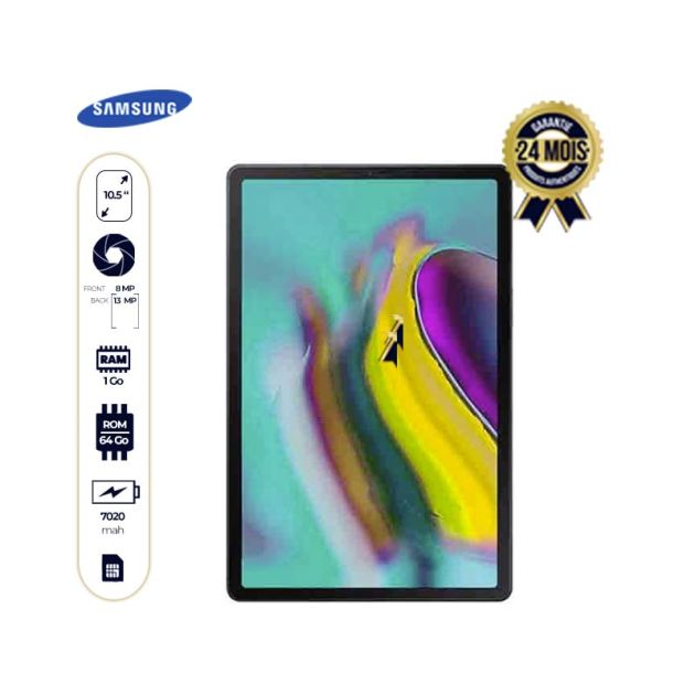 TABLETTE SAMSUNG-S5e- 64/4Go-13MP/8MP-Garantie 24mois