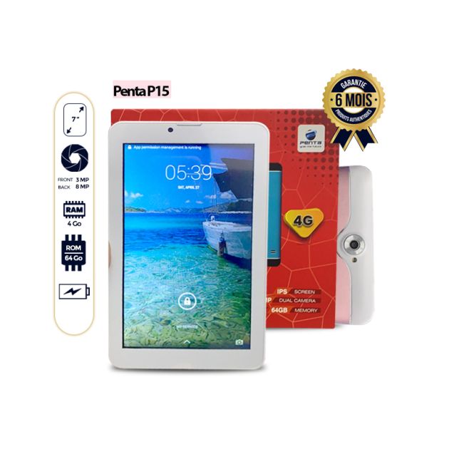 KIDS TAB PENTA P15 - 64Go/4Go - 7.0" IPS Screen -  3500mAh - Garantie 06 mois