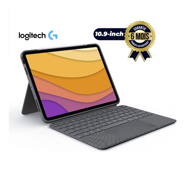 Logitech Combo Touch (iPad Air 4e/5e génération 2020, 2022) - Étui clavier rétroéclairé pour iPad Air - Livraison entre 5 et 10 jours - 6 Mois