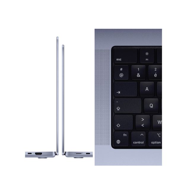 MacBook Pro 2021- 14" - Puce Apple M1 Pro avec CPU 8 cœurs et GPU 14 cœurs - SSD 512 Go - Garantie 1 an (LIVRAISON 3 à 5 JOURS)