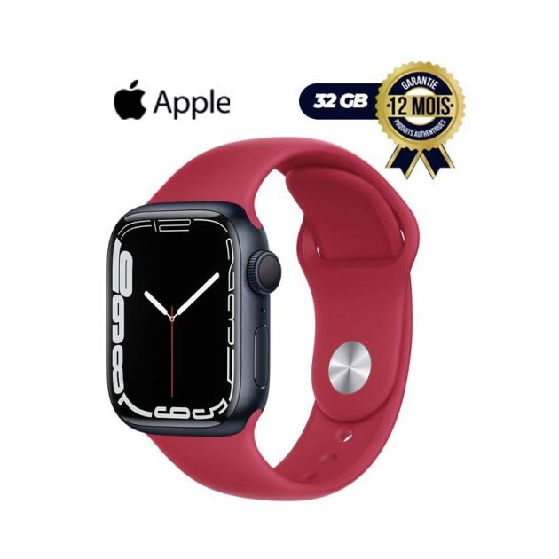 Apple Watch series 7 - GPS - 45 mm - 1 an de garantie