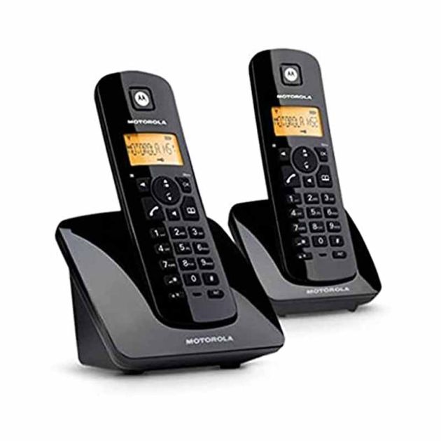 Motorola C402TWIN-BLK - Téléphone sans fil Motorola (lot de 2)