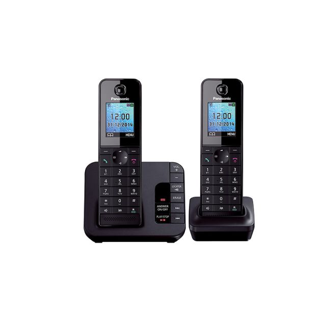 Panasonic KX-TGH222 - Téléphone sans fil numérique avec écran LCD couleur