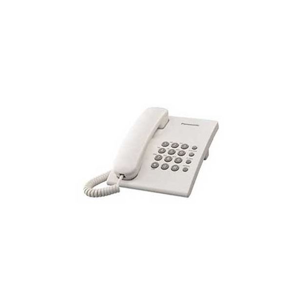 Panasonic KX-TS500MX Téléphone Fixe filaire - 3 Mois –  Blanc