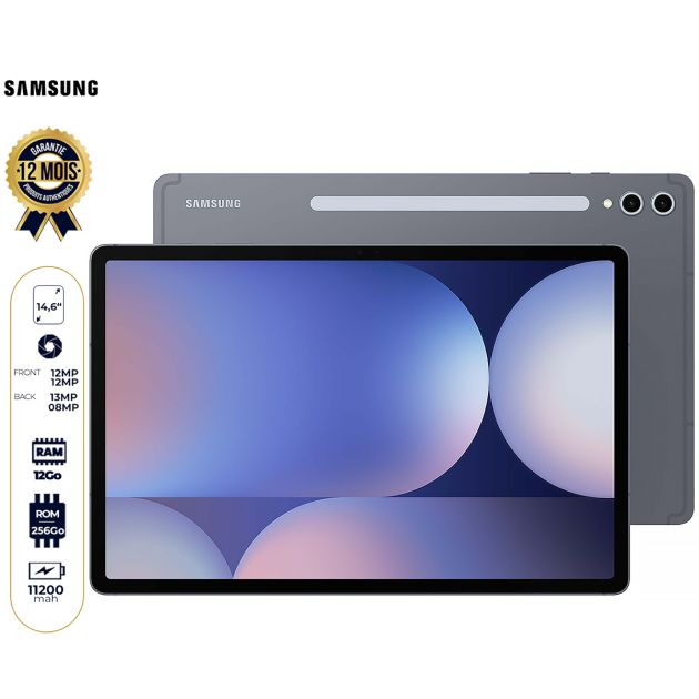 Samsung Galaxy Tab S10 Ultra WiFi + 5G  - 256 Go - 12 Go RAM - 14,6" - 13 MP + 8MP/12MP + 12 MP - 11200mAh - Garantie 12 mois