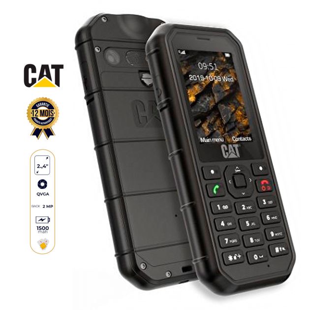 Téléphone Caterpillar CAT B26 - Robuste et résistant - 1500 mAh - Garantie 6 Mois