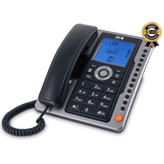 Téléphone Fixe Filaire - SPC Office Pro 3604N - 6 Mois