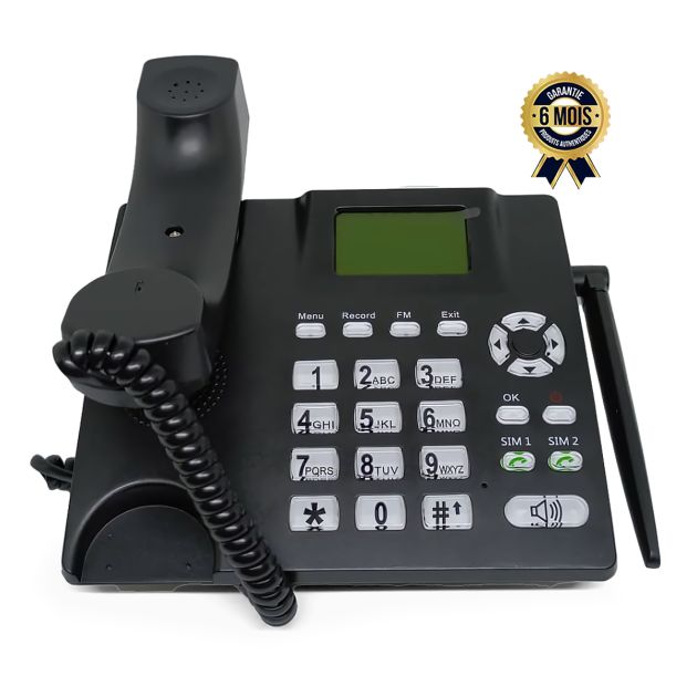 Téléphone Fixe GSM - SQ LS 930 - Dual SIM - Radio FM - Garantie 6 Mois