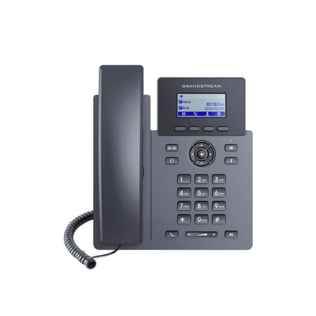 Téléphone IP à Ecran 2 lignes Grandstream GRP2601P - PoE - 7 mois