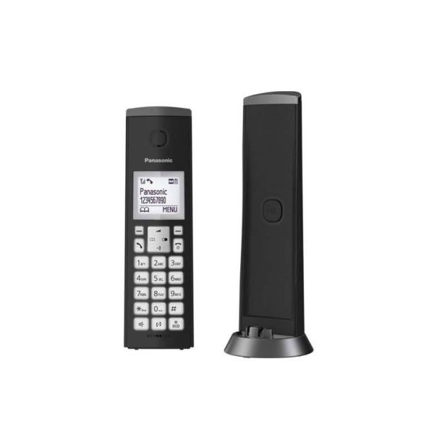 Téléphone sans fil numérique Panasonic TGK210 - Noir