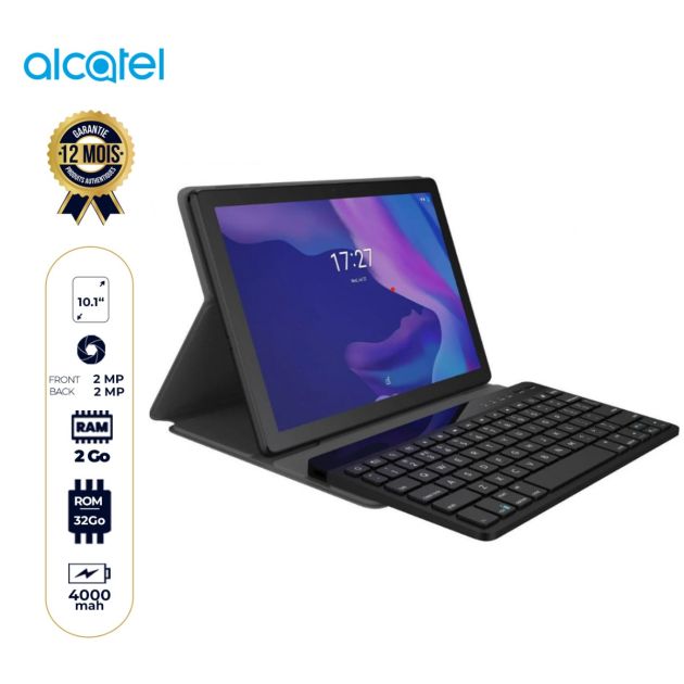 Tablette Alcatel 1T10 (8092) - 10.1" - 32 Go/2Go - WIFI - 2MP/2MP - 4000mAh - Garantie 12 Mois  - Avec Clavier