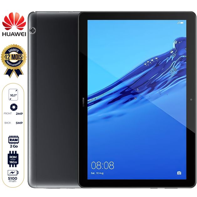 Huawei Mediapad T5 - 10.1 pouces - 16Go/2Go RAM - 5100 mAh - 12 Mois