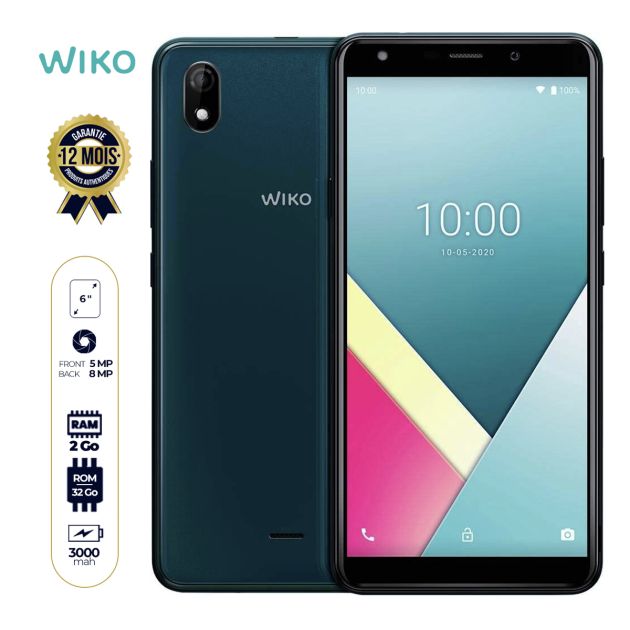 Wiko Y61-K560 (précommande) - 6" - 32Go/2Go - 2 Sim - 8MP/5MP - 3000mAh - 12 Mois Garantie