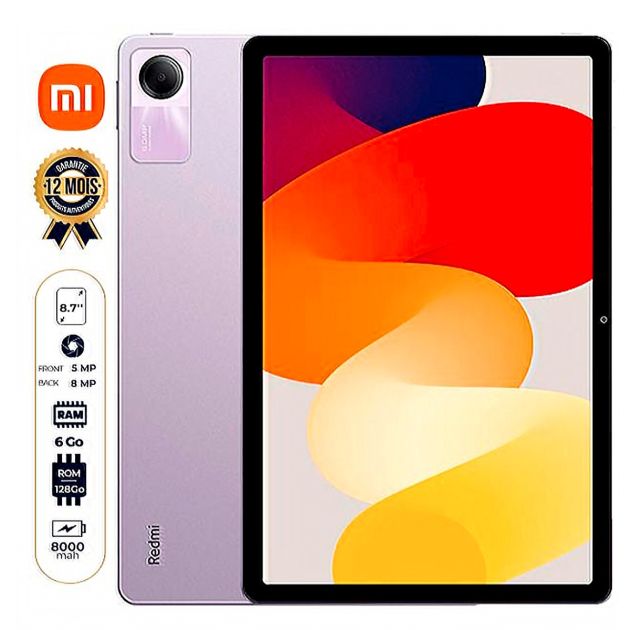 Xiaomi Redmi Pad SE - 8.7'' - 128Go / 6 Go RAM -  IPS LCD, 90Hz - 8 MP/5 MP - 8000 mAh 18W - Wifi - Garantie 12 Mois