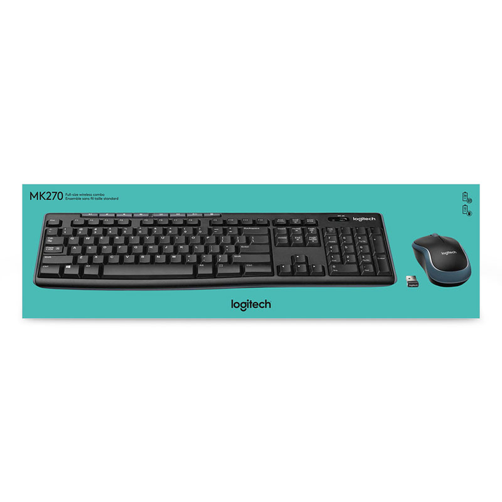 Clavier + Souris Logitech MK270
